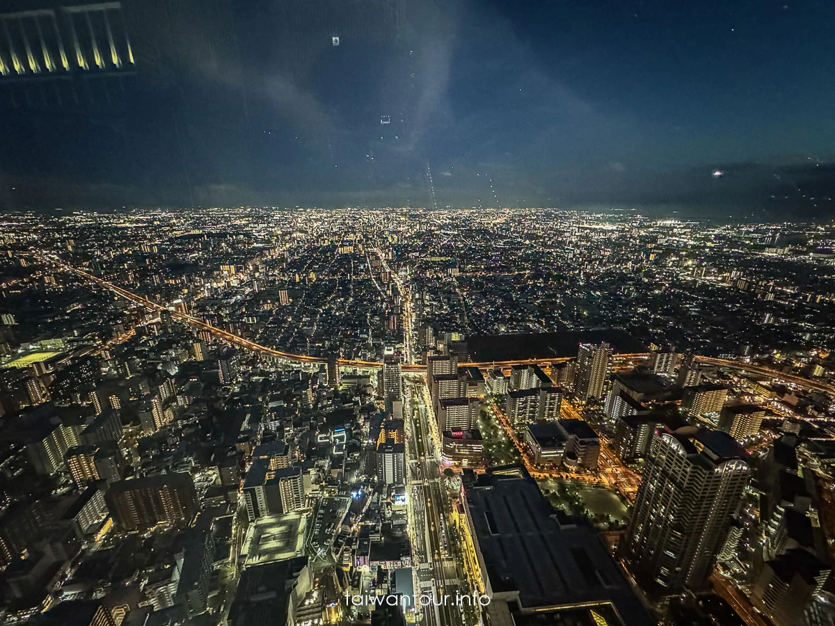 【阿倍野展望台 HARUKAS 300】大阪360度夜景,門票優惠