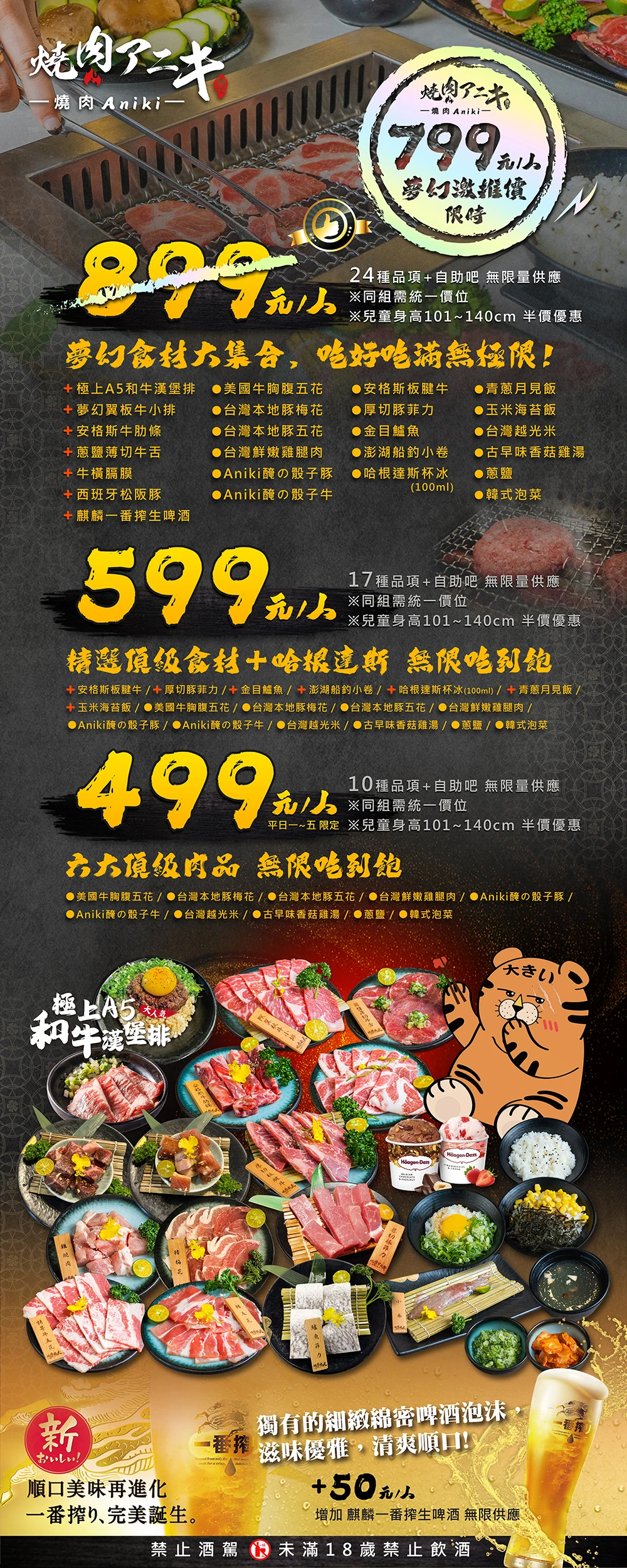 【燒肉アニキ-燒肉老大||新店】個人燒肉499元吃到飽.高CP值