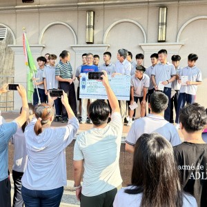 二信科籃頒獎 師生共享榮耀校長互勉發揮運動家精神鍛鍊體魄