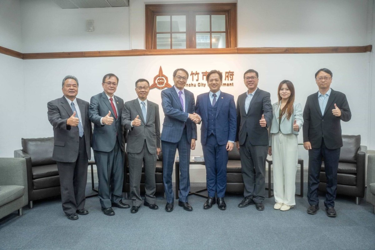世界台商總會團隊拜會竹市府　邱臣遠代理市長：攜手深化產業交流