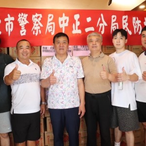 響應花蓮光復救災  贈價值50萬急救物資  北市警中正第二分局民防大隊  盼花蓮度過難關