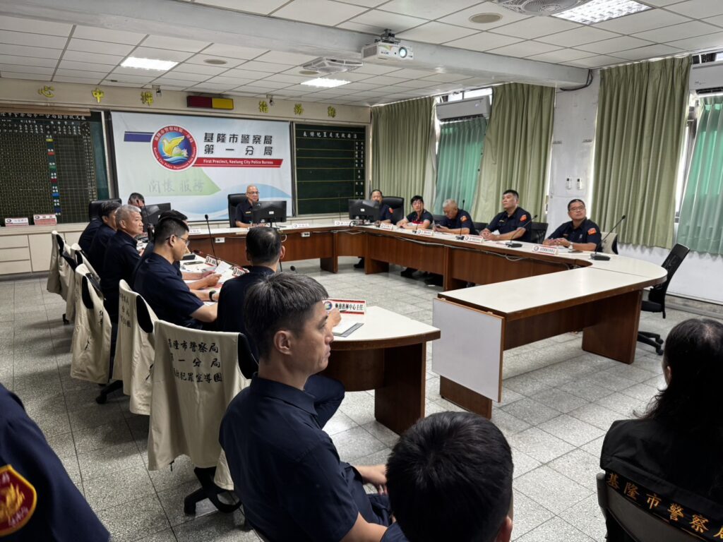 基警第一分局迎接十月慶典  實施丕基演習加強駐地安維