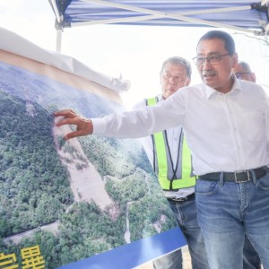 雙溪北38線百米邊坡復建完工 侯友宜：落實監測與預警機制