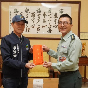 臺北市後備旅14天教召開跑　臺北市兵役局長李治安為教召官兵暖胃也暖心
