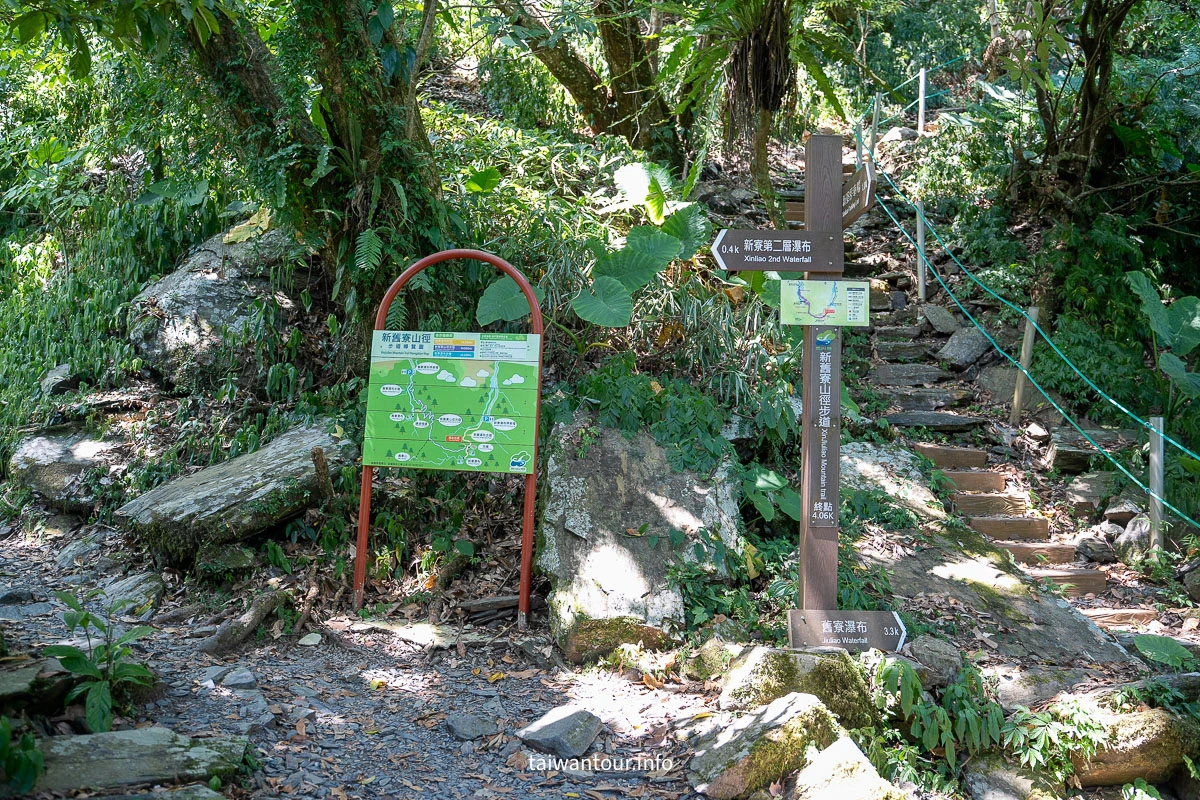 【新寮瀑布】宜蘭冬山鄉親子玩水步道秘境推薦景點