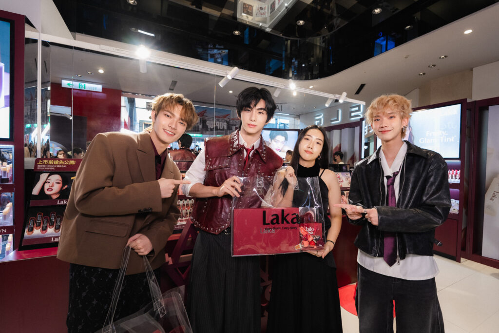 韓國無性別彩妝品牌 Laka 首次登台！禾雁凱 Kai、彫秦、F.F.O 鈞嘉現身快閃店　自曝妝容撇步、BL 劇宣傳計畫一次說