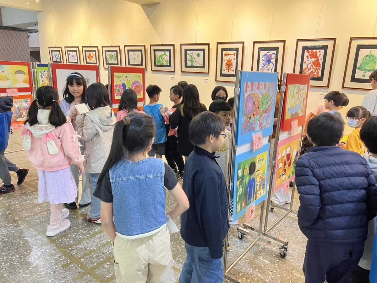 武崙國小舉辦重症兒童生命畫展傳播愛與關懷