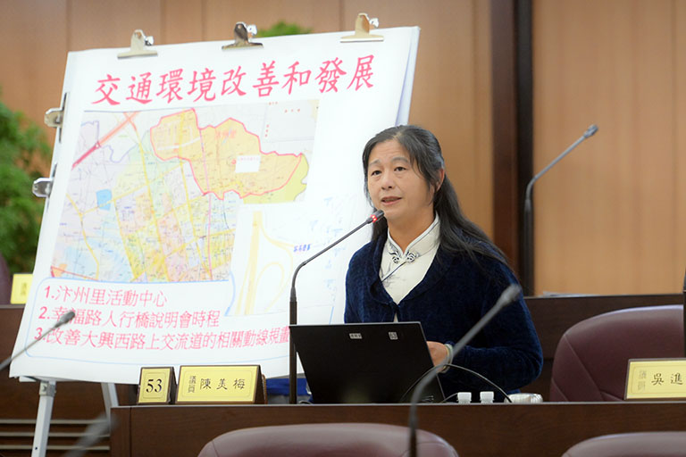 以市民需求為優先　陳美梅議員促改善交通與加速市場重建