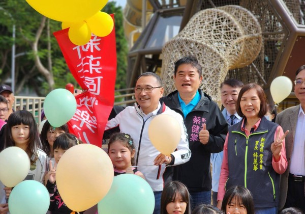 新莊快樂公園今啟用 侯市長邀市民體驗 永續樂活休憩新空間 城市增添亮點