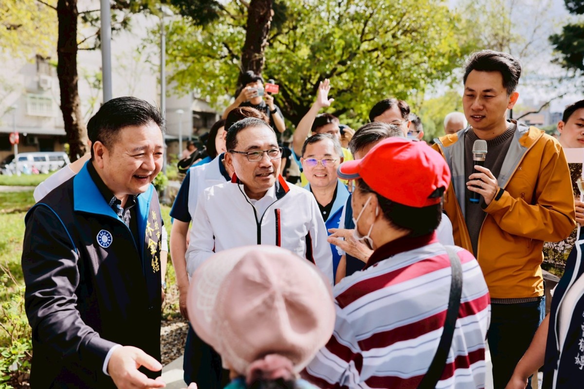 新北市長侯友宜視察土城員和人本通行改善工程進度 預計年底完工