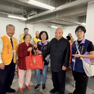 福山天惠堂連續29年送暖土城區弱勢家戶