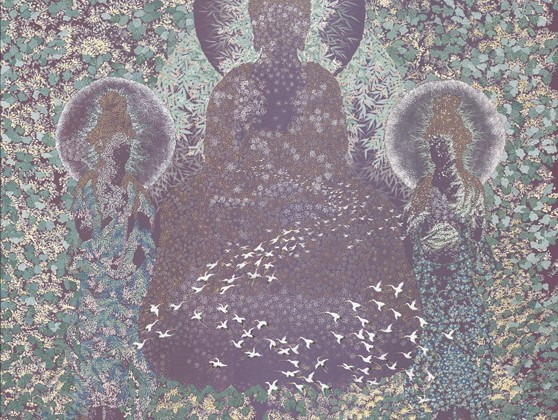 華嚴光華．膠彩新境──陳俊吉《華藏嚴飾》當代佛畫創作展隆重登場