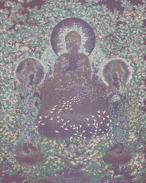 華嚴光華．膠彩新境──陳俊吉《華藏嚴飾》當代佛畫創作展隆重登場
