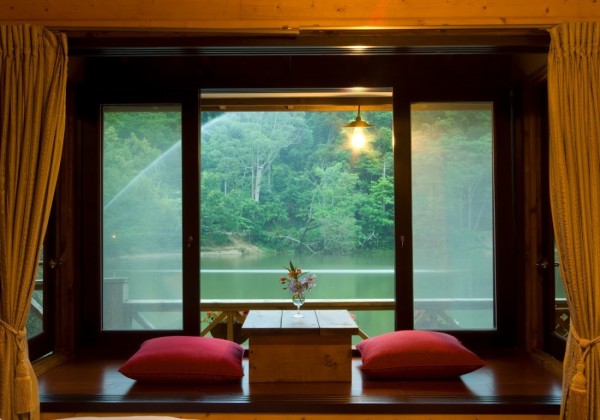 【湖畔花時間溫泉會館】苗栗大湖湖畔溫泉花園餐廳.免門票