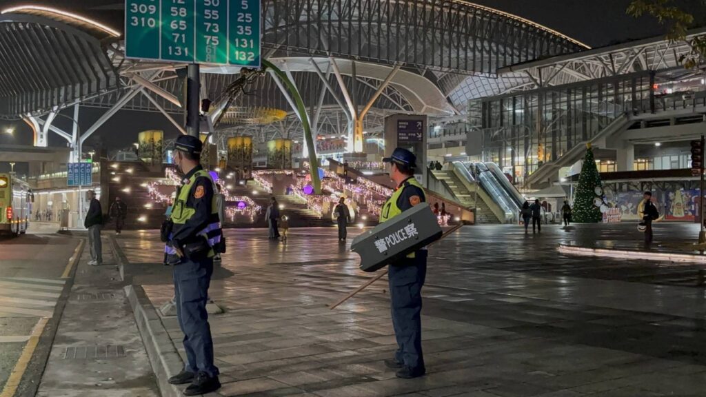 「預防為先、即時應處」中警一分局全面提升站前廣場維安層級