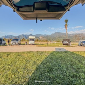 【大埔湖濱公園】免費露營區有水廁熱水！曾文水庫湖景車宿車泊