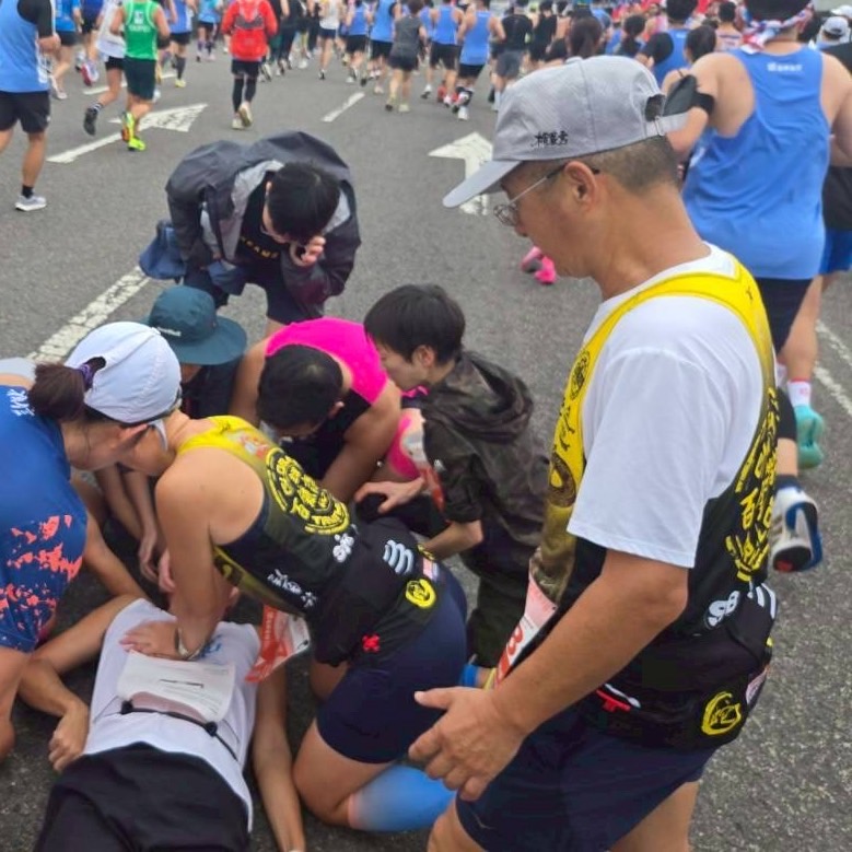醫護鐵人「鬼門關前搶人」賽道即刻救援挽回馬拉松跑者生命