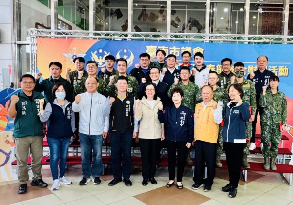 「守護台灣感謝有您」 南市議會舉辦軍警消春節聯合慰問活動