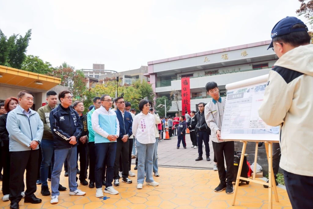 永福國小人行環境再升級 侯友宜：新北通學廊道今年邁向100所