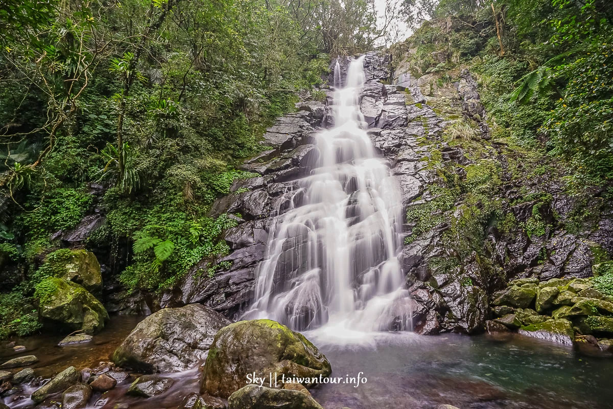 【青山瀑布步道】新北石門玩水秘境老梅溪景點推薦.交通.停車場