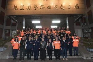 花蓮縣長徐榛蔚慰問花警與協勤民力  感謝重要節日安全維護工作勤務人員辛勞