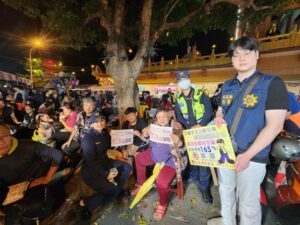 保安宮天公生湧人潮  新城警交整兼宣導守護平安