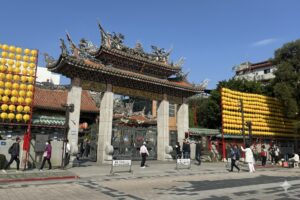 農曆春節平安拜好年  萬華警分局彈性管制  龍山寺  周邊道路  維護行人安全與交通順暢