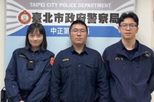 泉州街驚見  鍾瑶  暖警實務生救援迷途阿嬤