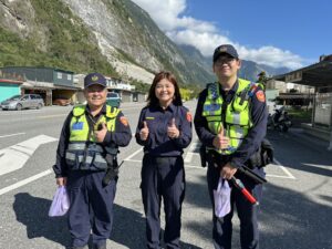 春節連假啟動交通疏導  新城警分局長慰勤打氣