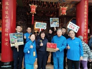 信義警攜手慈惠堂  奉天宮宣導停車分流措施  交安及防詐  市民都說讚