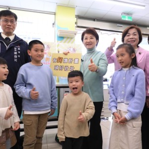 「台中有鈣讚計畫」 盧秀燕視察超商兌領機制