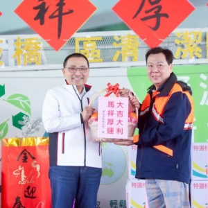 侯友宜感謝清潔隊員辛勞　春節犧牲奉獻維護城市整潔