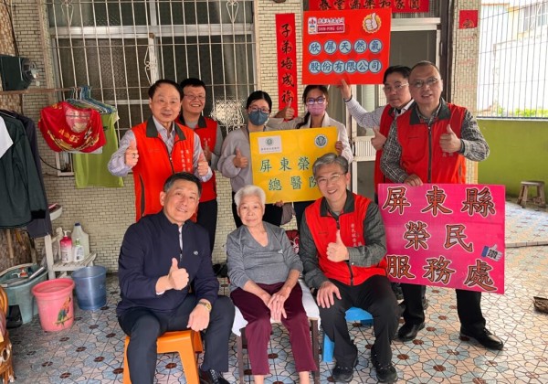 欣屏天然氣公司攜手屏東榮總及榮服處　春節送暖關懷榮民眷