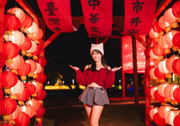 超人氣網紅導覽   解鎖中台灣燈會「幸福祈願村」沉浸式祈福體驗
