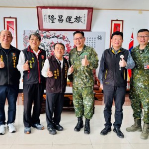 台南金唐殿 春節前慰勞陸軍二○三旅官兵辛勞