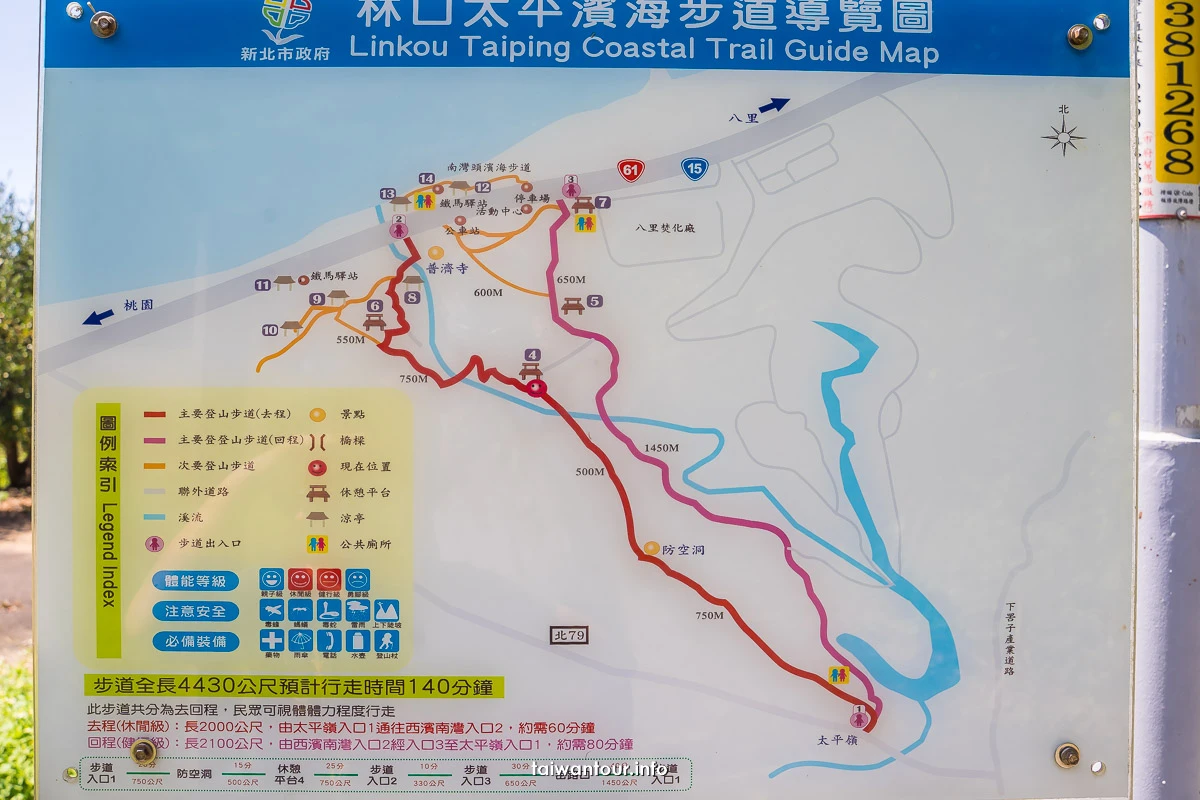【太平濱海步道】林口親子登山步道.開車.美食介紹 【太平濱海步道】林口親子登山步道.開車.美食介紹