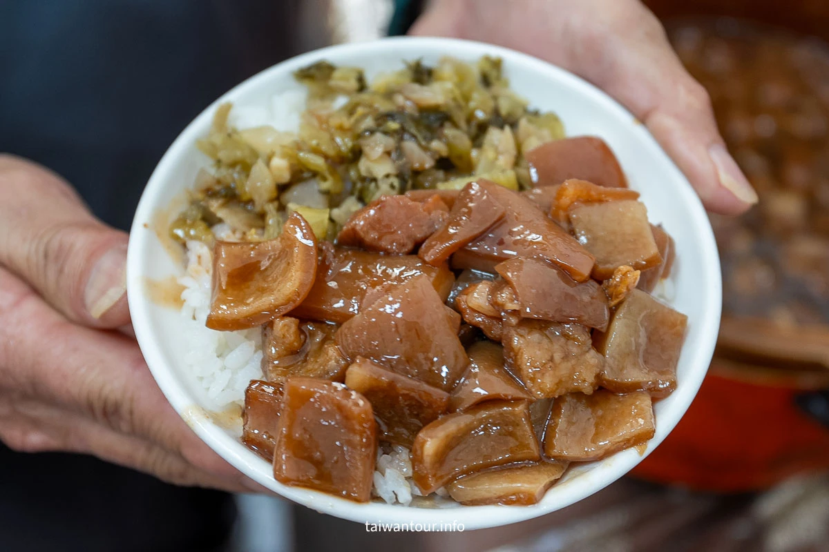 【松鶴小吃店】南庄美食推薦豬皮飯(食尚玩家介紹)