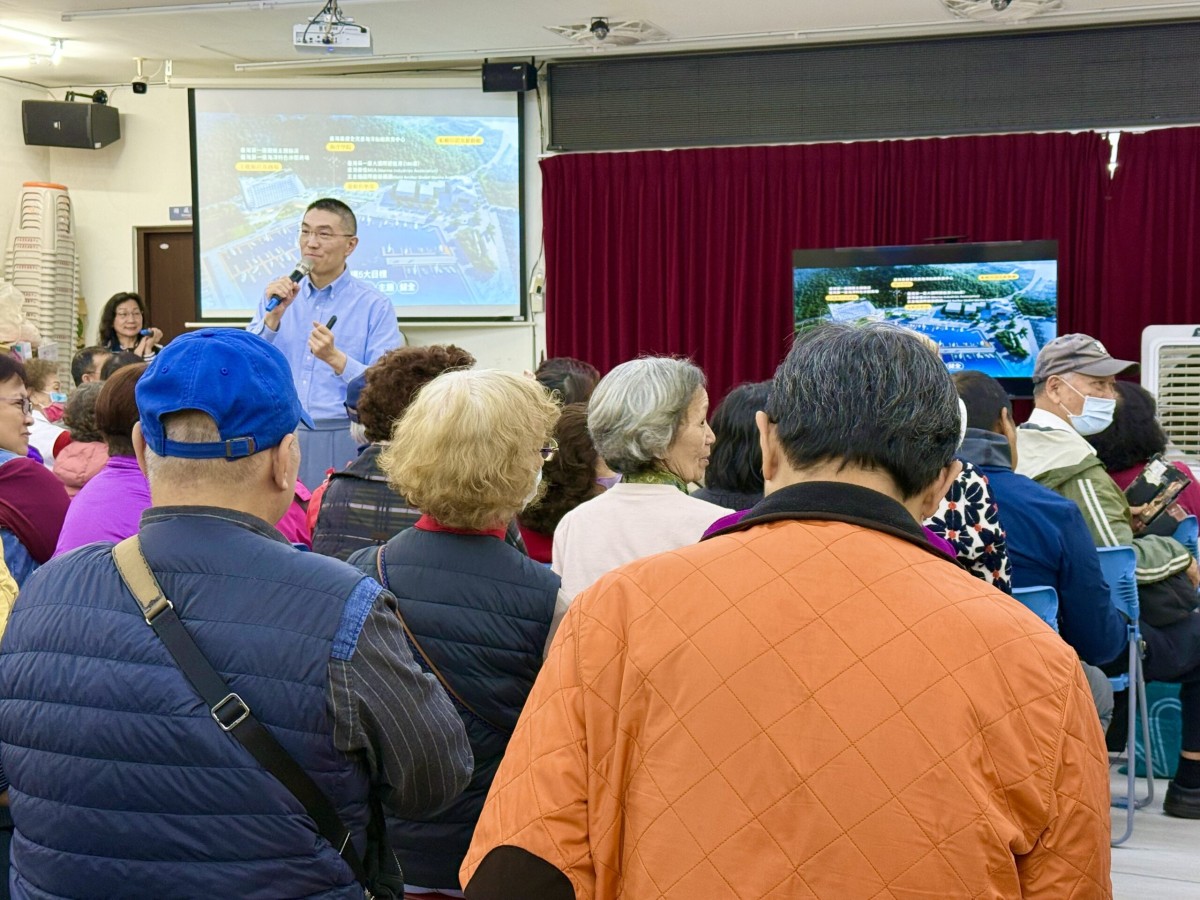 基隆市長謝國樑親臨國家新城說市政話願景
