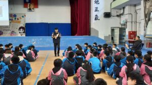基警少年隊深入校園推動法治教育宣導  提升學生守法觀念