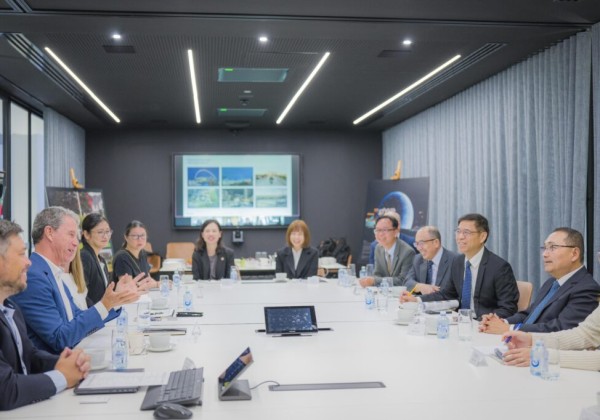 侯友宜參訪國際設計龍頭Populous為「新北大巨蛋」擘劃國際願景