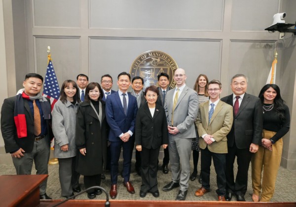 37年姊妹市情誼   盧秀燕訪美首站會晤曼徹斯特市長