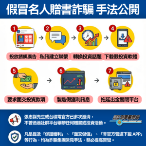 張忠謀贈書當誘餌  退休族誤入  假養老院投資  陷阱  慘賠1,200萬