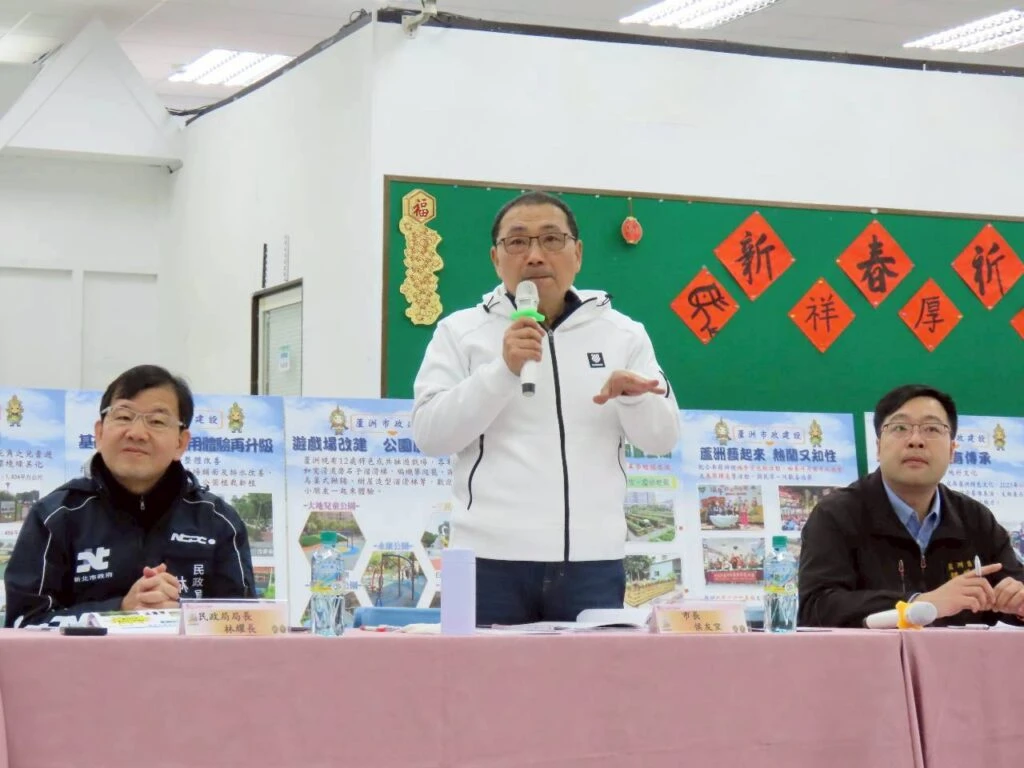 侯友宜視察蘆洲行動治理