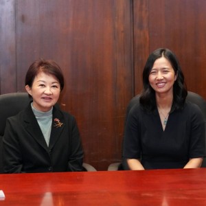 盧秀燕拜會波士頓市長吳弭   從台灣淵源到市政深度交流