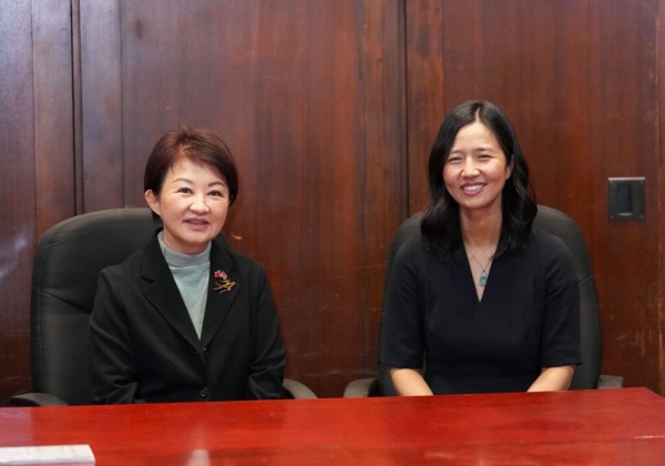 盧秀燕拜會波士頓市長吳弭   從台灣淵源到市政深度交流