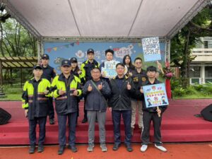 基三分局結合七堵桐花祭  深入推動反詐騙宣導