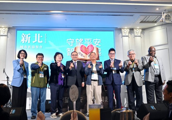 侯友宜出席城市祈禱午餐會 祈願信仰凝聚力量、讓新北躍上國際