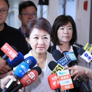 藍台中市長人選江啟臣勝出   盧秀燕暨議會黨團齊祝福
