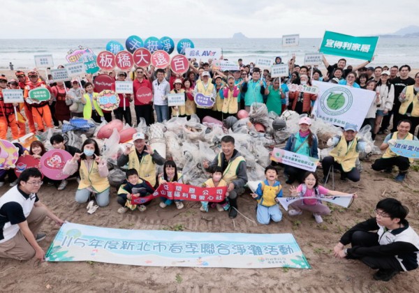 新北春季淨灘淨溪串聯18河段　啟動「源頭到海洋」水環境全治理