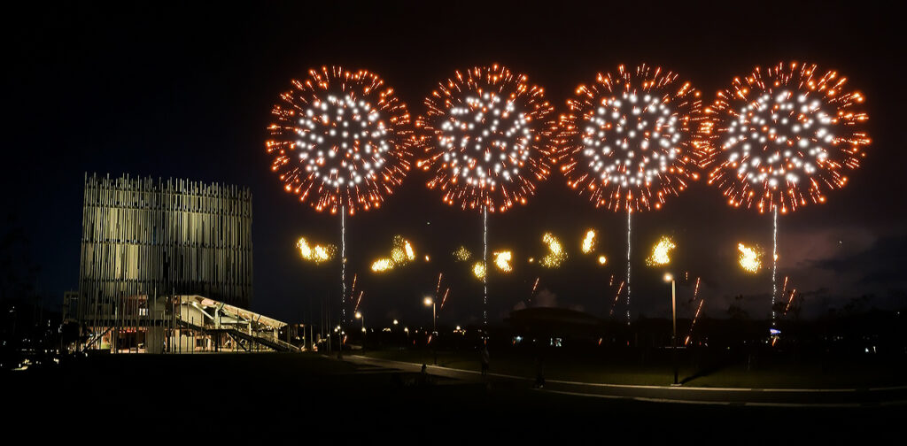 新美館週年慶「光有回聲」點亮三鶯！　煙火、無人機雙舞台 4/25浪漫登場